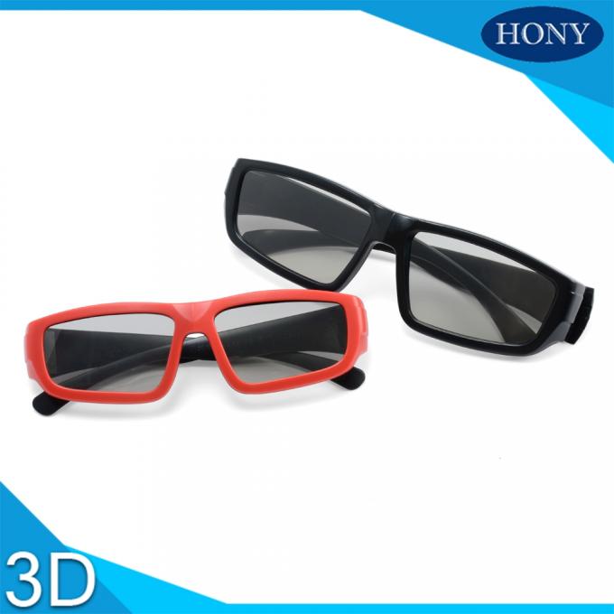 Los vidrios de RealD Masterimage 3D embroman tamaño con las lentes