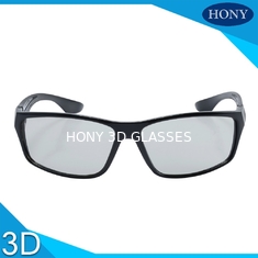 El logotipo imprimió los vidrios polarizados circular 3D para el sistema del cine de Reald o de Masterimage