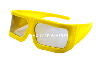 Vidrios polarizados lineares 3D, vidrios del tamaño grande del cine 3D