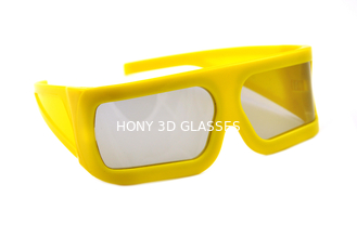 Vidrios polarizados lineares 3D, vidrios del tamaño grande del cine 3D