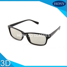 vidrios 3D para las películas con la lente 0.19mm-0.38m m de Thicknes del marco del ABS