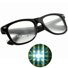 Últimas gafas de sol del delirio del arco iris del efecto EDM de la prisma de los vidrios de la difracción 3D