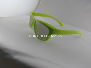 La circular pasiva de los vidrios consumibles del cine 3D polarizó el marco suave de las gafas