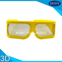 Gafas de teatro 3d del plástico lentes polarizados circular ABS marco con gran tamaño