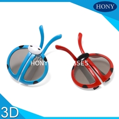 Vidrios de los niños 3D con las lentes polarizados circulares del rasguño anti para el uso del tiempo largo