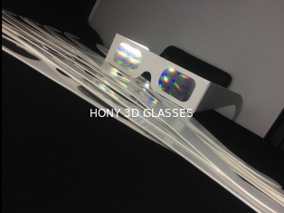Los vidrios 13500 de los fuegos artificiales de la prisma del papel 3D de la barra de la noche alinean efecto fuerte