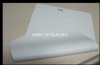 El PVC de plata blanco plegable de la pantalla de proyección con 150°View pesca con caña