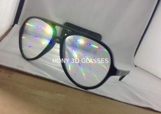 Vidrios plásticos de la difracción del estilo popular, vidrios del laser del arco iris