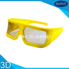 Vidrios polarizados lineares 3D del marco grande amarillo 148 * 52 * 155m m para el cine