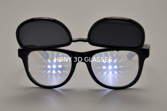 vidrios de los fuegos artificiales de 1.0m m Lense 3D/vidrios plásticos de la difracción