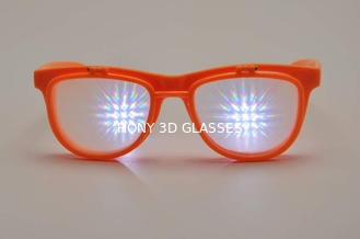 Vidrios plásticos de los fuegos artificiales 3D con las lentes del laser del PVC o del ANIMAL DOMÉSTICO de 1.0m m