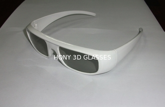 Haga logotipo de encargo los vidrios reales polarizados circular pasiva plástica de D 3D para los cines