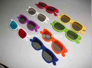 Los vidrios plásticos de la voz pasiva 3D de Kino Unversive embroman gafas polarizadas circular