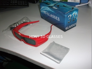 Vidrios activos agudos del obturador 3D, vidrios universales de 3D TV recargables
