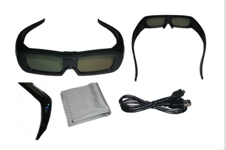 Universal recargable 120Hz 86kPa - 106kPa de los vidrios activos del obturador 3D del IR