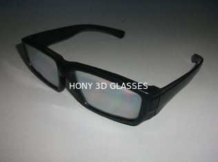 Vidrios educativos de los fuegos artificiales de la prisma de Resuable 3D con FCC negra RoHS del CE del marco