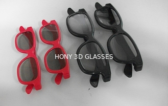 La circular plástica de encargo polarizó los vidrios de Reald 3D para los niños o el adulto