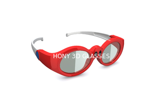 Gafas activas de los vidrios 3D de Xpand del anáglifo rojo, vidrios del obturador 3d para la PC