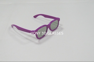 Haga los niños plásticos 3D los vidrios polarizados lineares para el cine de 3D 4D 5D 6D, vidrios lineares pasivos de los niños IMAX 3d