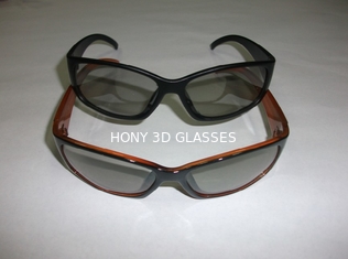 La circular plástica 3D del uso del cine polarizó a FCC RoHS del CE de las gafas de sol de los vidrios