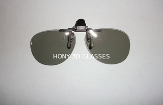 Acorte sobre los vidrios polarizados circular plástica 3D con el grado las lentes