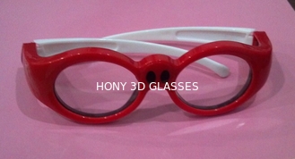 Vidrios ultra claros del vínculo 3D del DLP para los niños con el marco plástico rojo