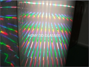 Láser mascota marco plástico rainbow 3d fireworks gafas lentes con impresión personalizada