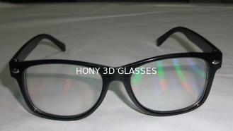 PVC 0.06 mm láser PC marco plástico fuegos artificiales gafas 3d para Navidad