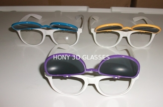 Plástico de encargo de las gafas de los vidrios de los fuegos artificiales de la difracción 3D del estilo del tirón