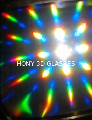 Vidrio de papel del fuego artificial del marco 3D del OEM/del ODM con transmitencia del parámetro de la óptica