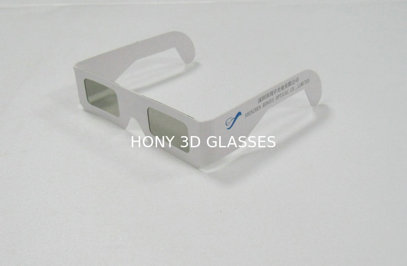 Vidrios polarizados papel circular 3D