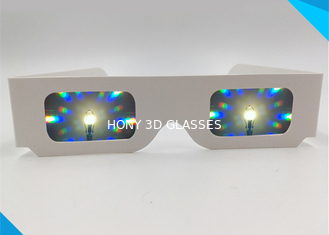 Concierte los vidrios de los fuegos artificiales 3d, vidrios de papel de la difracción 13500 rejas ligeras