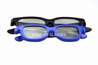El marco azul Reald 3D polarizó los vidrios circulares para los niños y el adulto