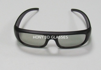 Haga logotipo de encargo los vidrios reales polarizados circular pasiva plástica de D 3D para los cines
