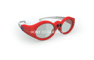 La aduana embroma los vidrios del vínculo 3D de las lentes DLP del Lcd para el marco rojo 120Hz de la TV