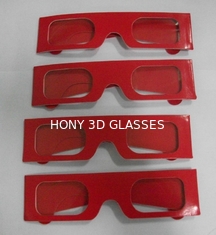 Vidrios estereoscópicos pasivos de papel 3d/vidrios claros de la lente 3d universales